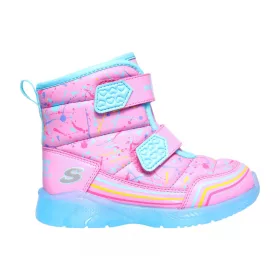 Skechers villogós lány csizma 302653N-PKMT-21