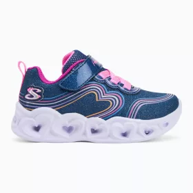 Skechers villogós lány sportcipő 302689L-NVMT-33