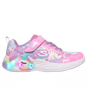 Skechers villogós lány sportcipő 303063L-PKMT-31