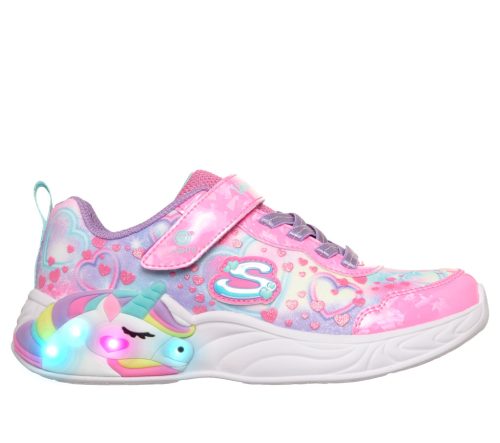 Skechers villogós lány sportcipő 303063L-PKMT-33