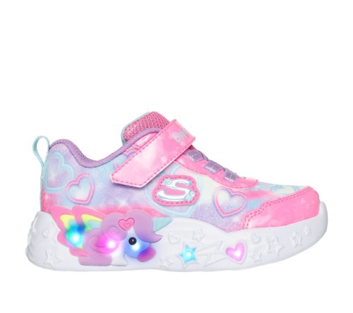 Skechers villogós lány sportcipő 303064N-PKMT-24