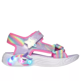 Skechers villogós lány szandál 303107L-LVMT-29
