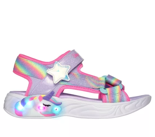 Skechers villogós lány szandál 303107L-LVMT-33