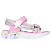 Skechers villogós lány szandál 303107L-PKMT-31