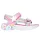 Skechers villogós lány szandál 303107L-PKMT-31