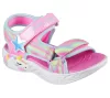 Skechers villogós lány szandál 303107L-PKMT-31