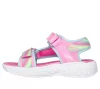Skechers villogós lány szandál 303107L-PKMT-31