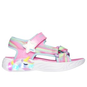 Skechers villogós lány szandál 303107L-PKMT