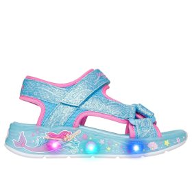 Skechers villogós lány szandál 303108L-BLMT-27