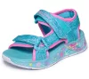 Skechers villogós lány szandál 303108L-BLMT-31