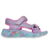 Skechers villogós lány szandál 303108L-LVMT-32