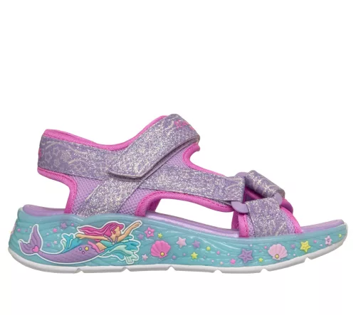 Skechers villogós lány szandál 303108L-LVMT-32