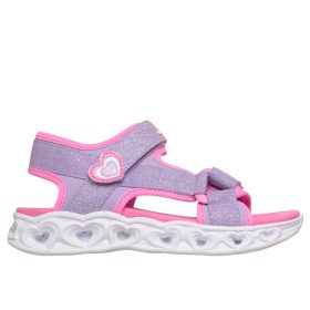 Skechers villogós lány szandál 303114L-LVPK-27