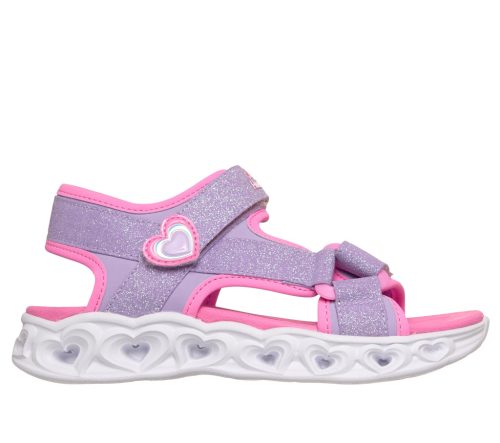 Skechers villogós lány szandál 303114L-LVPK-32
