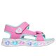 Skechers villogós lány szandál 303114L-PKTQ-30