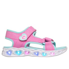 Skechers villogós lány szandál 303114L-PKTQ