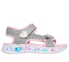 Skechers villogós lány szandál 303114L-SLPK-29