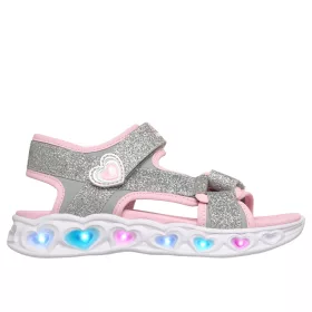 Skechers villogós lány szandál 303114L-SLPK-29