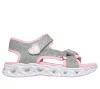 Skechers villogós lány szandál 303114L-SLPK-29