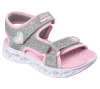 Skechers villogós lány szandál 303114L-SLPK-29