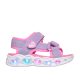 Skechers villogós lány szandál 303114N-LVPK-25