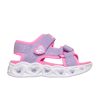 Skechers villogós lány szandál 303114N-LVPK-23