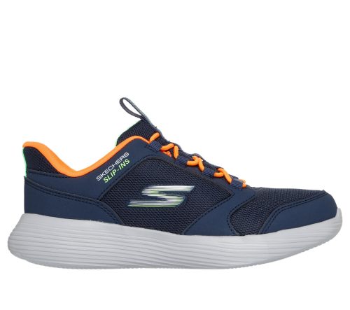 Skechers Slip Ins fiú sportcipő 403899L-NVOR-30
