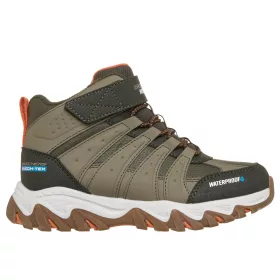 Skechers vízálló fiú bakancs 406367L-OLV-29
