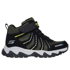 Skechers vízálló fiú csizma 406412L-BKGR-33