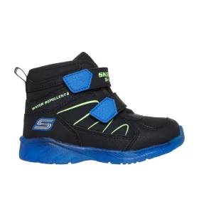 Skechers villogós fiú csizma 407613N-BBLM-21