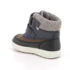 Primigi Gore-Tex fiú csizma 8856666-20 kék-szürke-barna színben, téli vízálló gyerekcipő két tépőzárral
