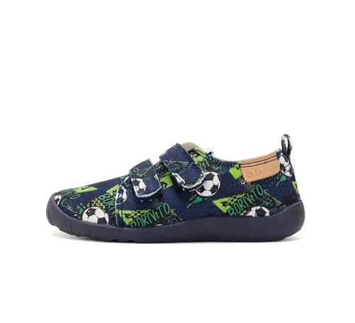 D.D.Step barefoot - mezítlábas fiú vászoncipő C086-62397M-31