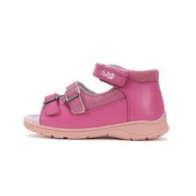 Ponte20 DA05-5-1459C szupinált lány szandál élénk rózsaszín, csatos és tépőzáras kialakítással