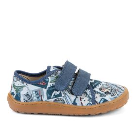 Froddo barefoot - mezítlábas fiú vászoncipő G1700440-16
