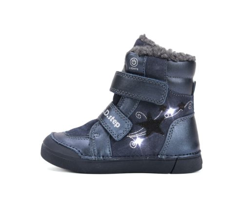 D.D.Step villogós lány csizma W068-52745M